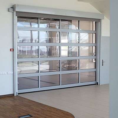 Панорамные ворота AluTherm 3500 x 3500 мм